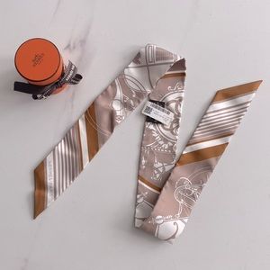 Hermes Ex-Libris Twilly Beige Caramel